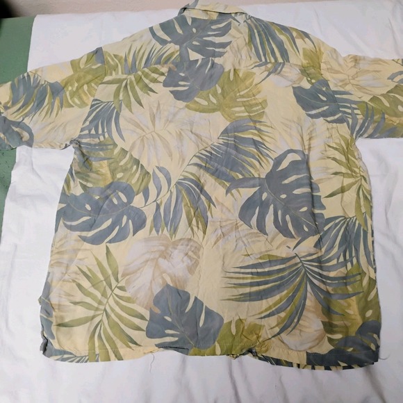 Tori Richard Men's XL Short Sleeve Shirt Hawaiian Palm Floral Print Multicolor - Picture 6 of 8